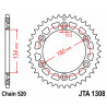 Couronne JT SPROCKETS aluminium Ultra-Light 1308 - 520 - 1074826002