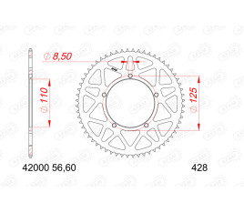Couronne AFAM aluminium 42000 - 428