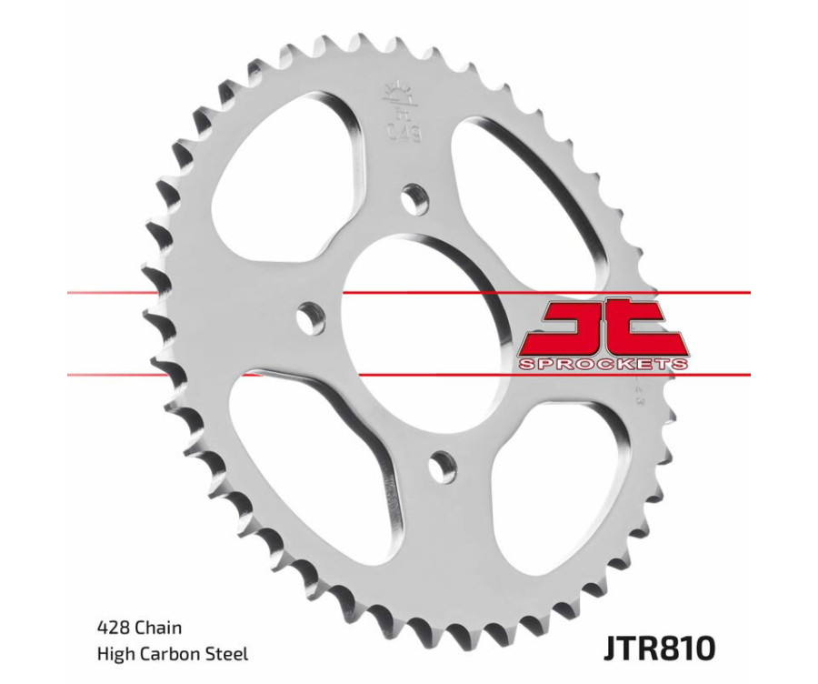 Couronne JT SPROCKETS acier standard 810 - 428 - 1075122005