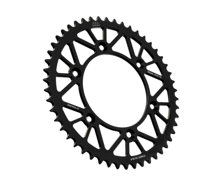 Couronne JT SPROCKETS Racelite aluminium noir 897 - 520 - 1096584004