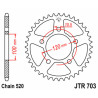 Couronne JT SPROCKETS acier standard 703 - 520 - 1075093002