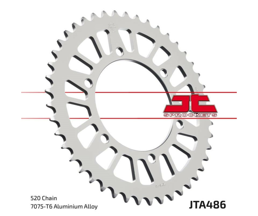Couronne JT SPROCKETS aluminium ultra-light 486 - 520 - 1096572005