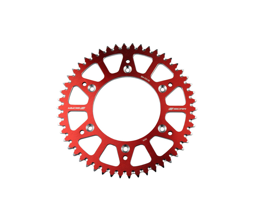 Couronne SCAR aluminium ultra-light anti-boue SRS230 - 520
