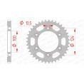 Couronne AFAM acier standard 50609 - 525 Couronne AFAM acier standard 50609 - 525