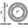 Couronne PBR acier C45 standard 4686 - 520 - 1075397001