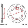 Couronne JT SPROCKETS acier anti-boue 251 - 520 Couronne JT SPROCKETS acier anti-boue 251 - 520