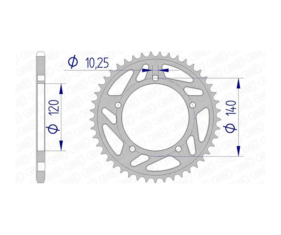 Couronne AFAM aluminium 15605 - 520 Couronne AFAM aluminium 15605 - 520