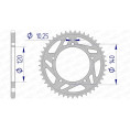 Couronne AFAM aluminium 15605 - 520 Couronne AFAM aluminium 15605 - 520