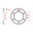 Couronne AFAM acier standard 10212 - 520 Couronne AFAM acier standard 10212 - 520