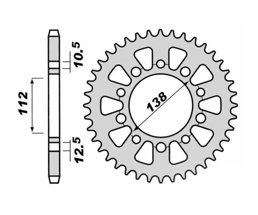 Couronne PBR acier C45 revenu 4384 - 520 - 1108956001
