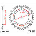 Couronne JT SPROCKETS acier standard 867 - 525 Couronne JT SPROCKETS acier standard 867 - 525