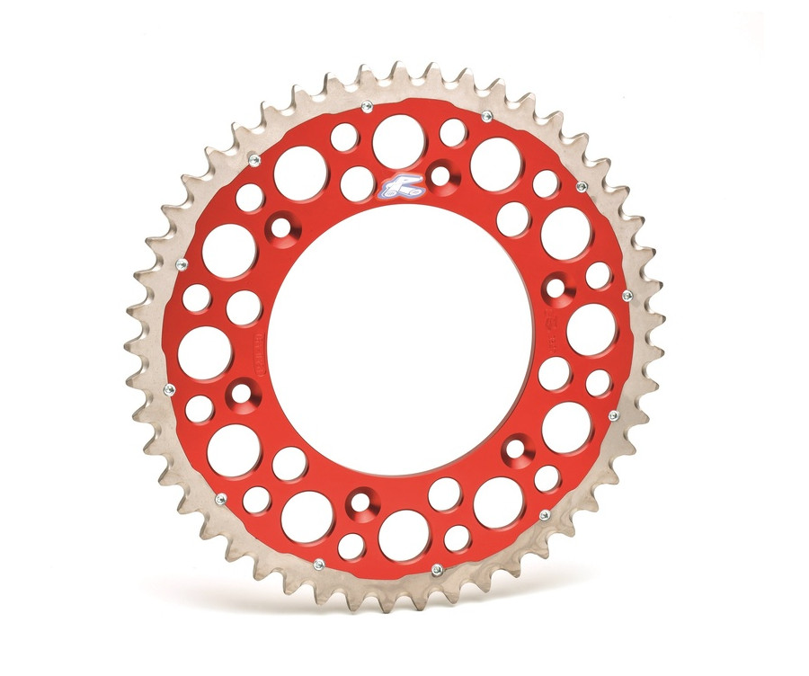 Couronne RENTHAL Twinring aluminium Ultra-Light anti-boue anodisé dur HA - 520 - 1075620003