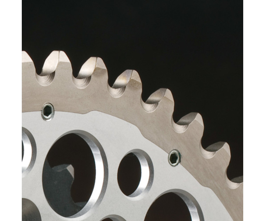 Couronne RENTHAL Twinring aluminium Ultra-Light anti-boue anodisé dur HA - 520 - 1075620003