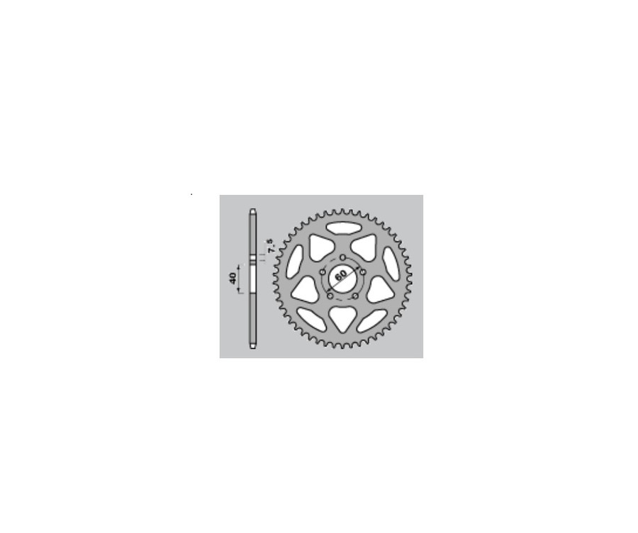 Couronne PBR acier C45 standard 4421 - 428 - 1125395001