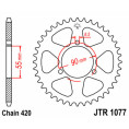 Couronne JT SPROCKETS acier standard 1077 - 420 Couronne JT SPROCKETS acier standard 1077 - 420
