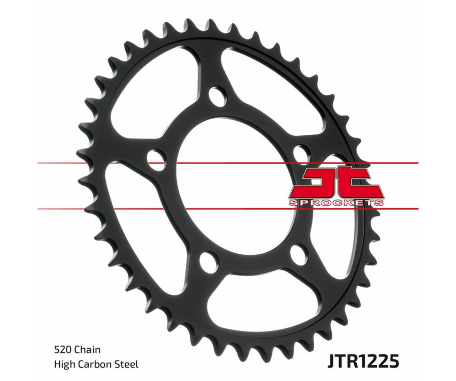 Couronne JT SPROCKETS acier standard 1225 - 520 Couronne JT SPROCKETS acier standard 1225 - 520