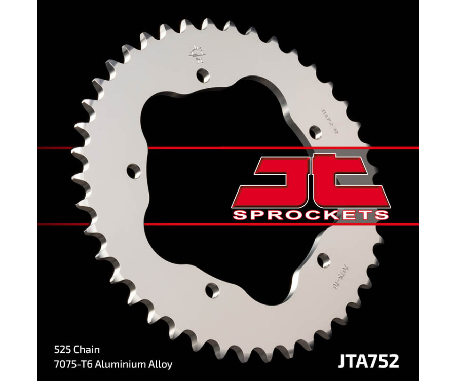 Couronne JT SPROCKETS aluminium 752 - 525 - 1075106004