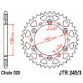 Couronne JT SPROCKETS acier standard 245/3 - 520 Couronne JT SPROCKETS acier standard 245/3 - 520