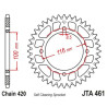 Couronne JT SPROCKETS aluminium ultra-light anti-boue 461 - 420 - 1096570002