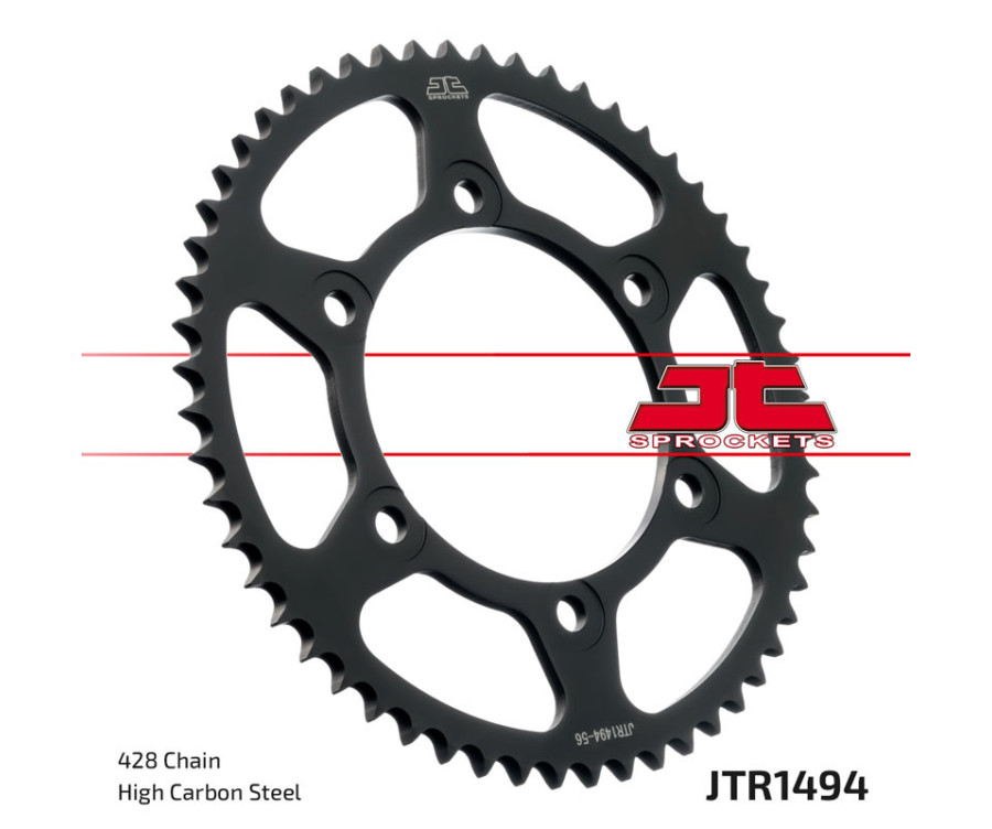 Couronne JT SPROCKETS acier standard 1494 - 428 - 1124293001