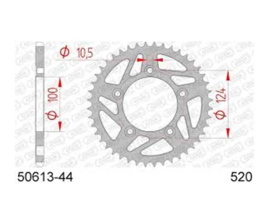 Couronne AFAM acier standard 50613 - 520 - 1074675001