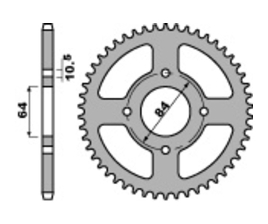 Couronne PBR acier standard 4467 - 428 - 1075334001