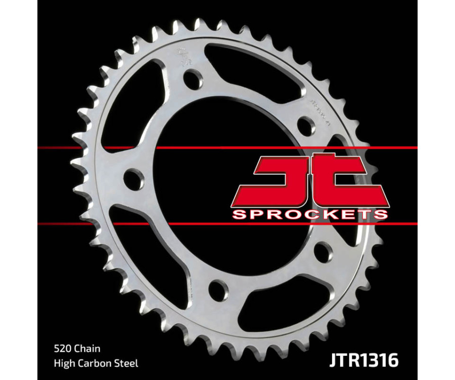 Couronne JT SPROCKETS acier standard 1316 - 520 Couronne JT SPROCKETS acier standard 1316 - 520