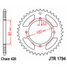 Couronne JT SPROCKETS acier standard 1794 - 428 - 1074944001