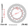 Couronne JT SPROCKETS aluminium noir Ultra-Light anti-boue 462 - 428 - 1113640001