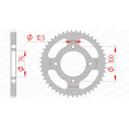 Couronne AFAM acier standard 14208 - 428 Couronne AFAM acier standard 14208 - 428