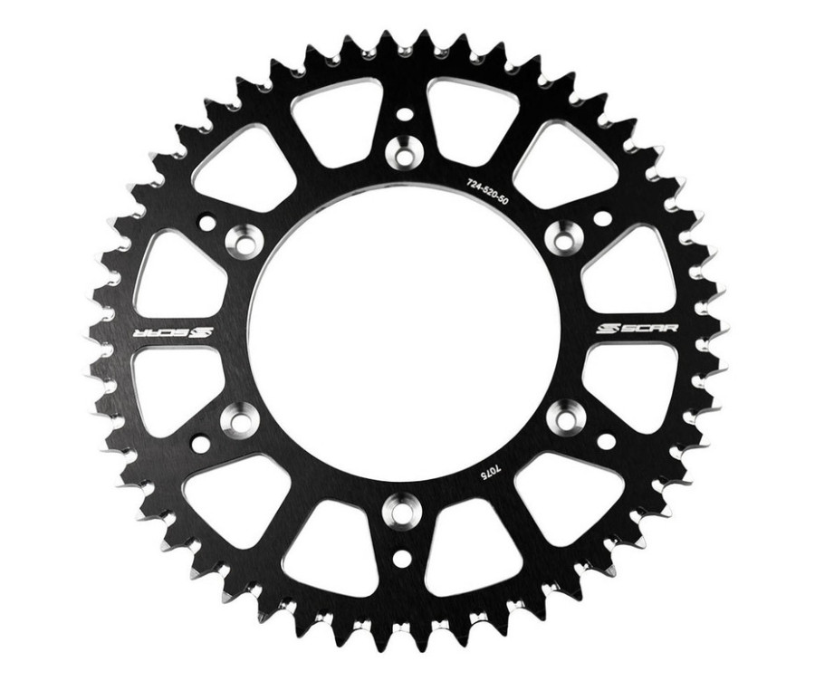 Couronne SCAR aluminium ultra-light anti-boue SRS230 - 520 - 1116456003