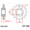 Pignon JT SPROCKETS acier standard 1295 - 520 - 1077220002