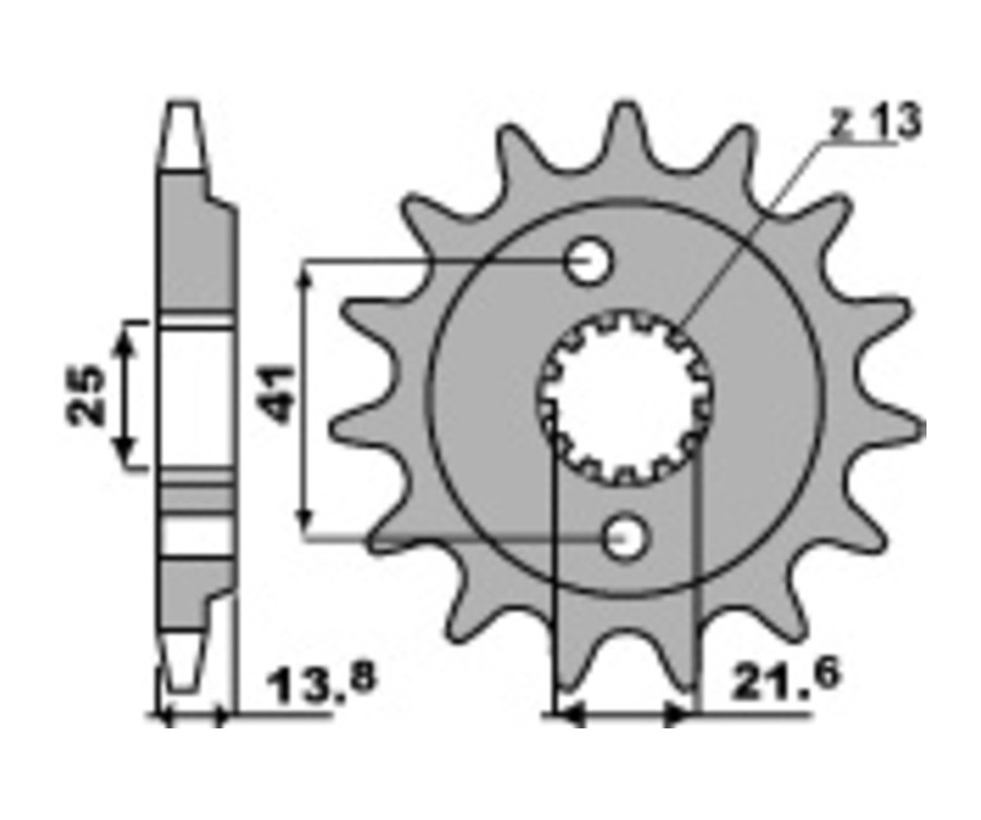 Pignon PBR acier standard 346 - 525 - 1077682001