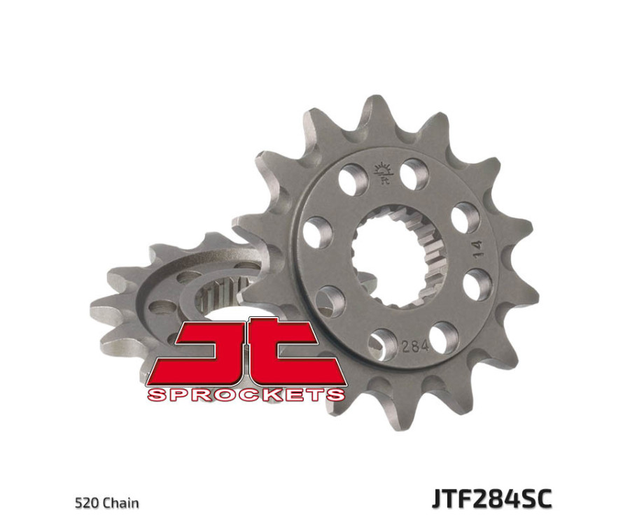 Pignon JT SPROCKETS acier anti-boue 284 - 520 - 1077324003
