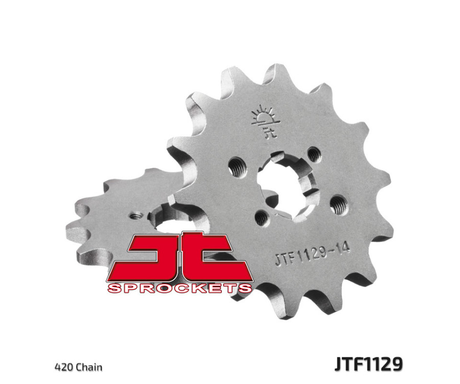 Pignon JT SPROCKETS acier standard 1129 - 420 - 1077208003