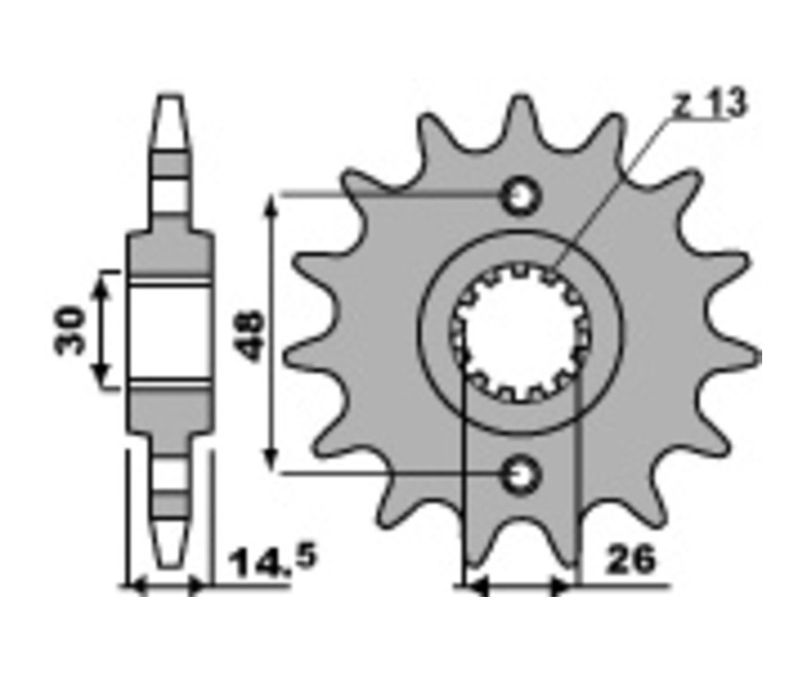 Pignon PBR acier standard 339 - 530 - 1077675001