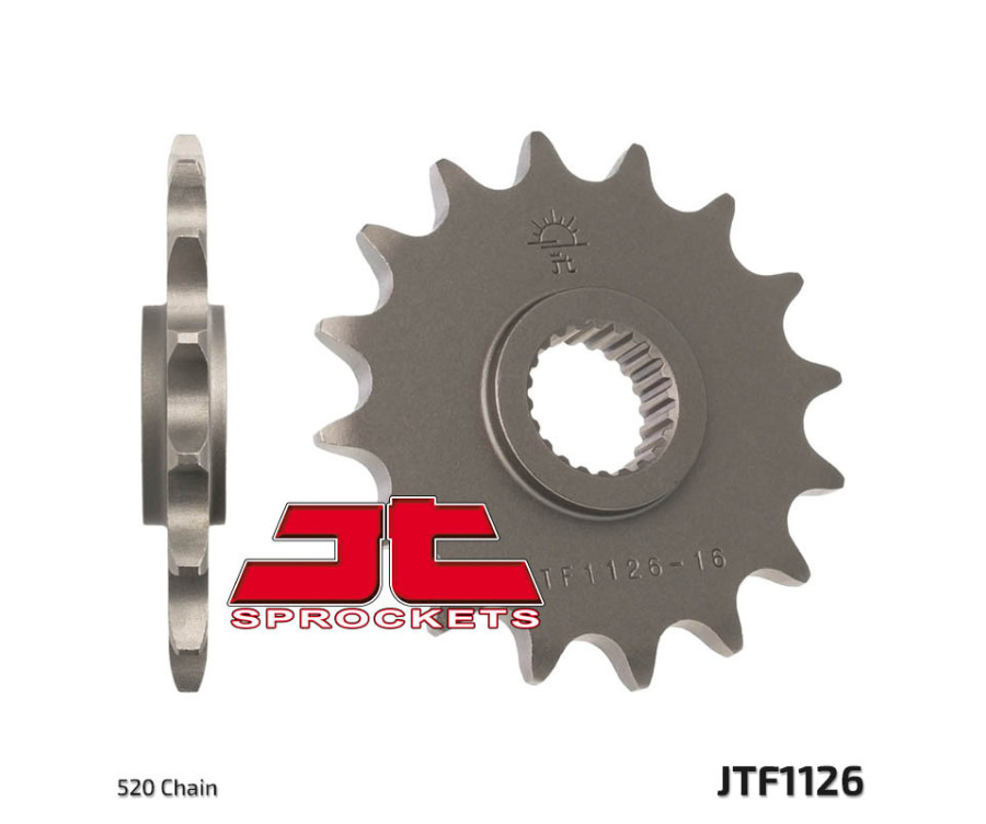 Pignon JT SPROCKETS acier standard 1126 - 520 - 1077204001