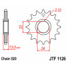 Pignon JT SPROCKETS acier standard 1126 - 520 - 1077204001