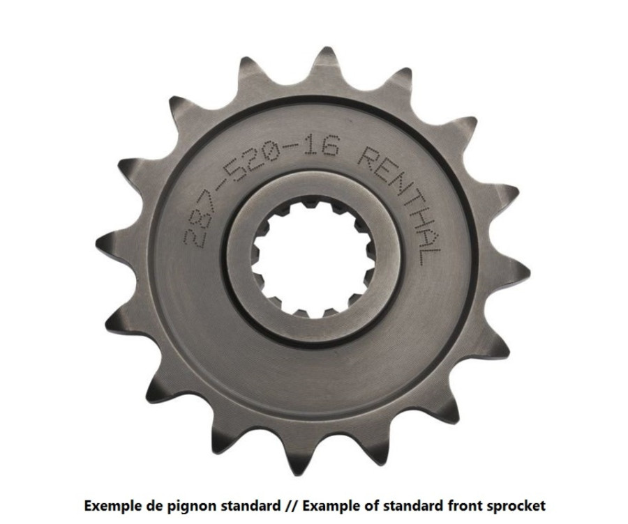 Pignon RENTHAL acier standard 496 - 520 - 1074253001