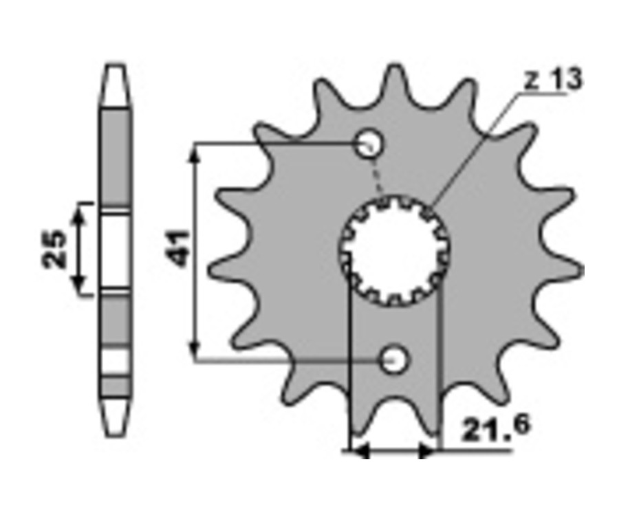 Pignon PBR acier standard 438 - 520 - 1077712003