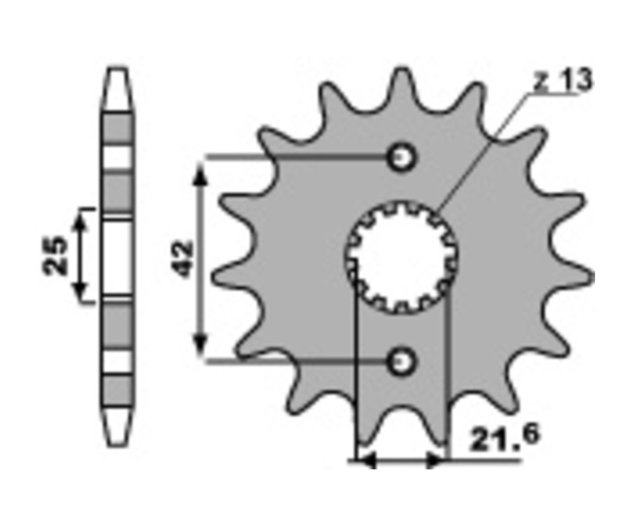 Pignon PBR acier standard 513 - 530 - 1077727003