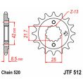 Pignon JT SPROCKETS acier standard 512 - 520 Pignon JT SPROCKETS acier standard 512 - 520