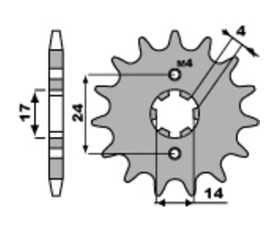 Pignon PBR acier standard 2153 - 420 - 1096599005