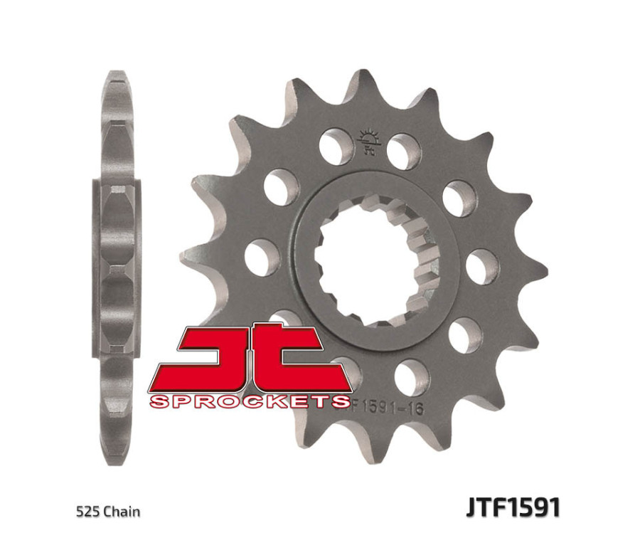Pignon JT SPROCKETS acier standard 1591 - 525 - 1077290002