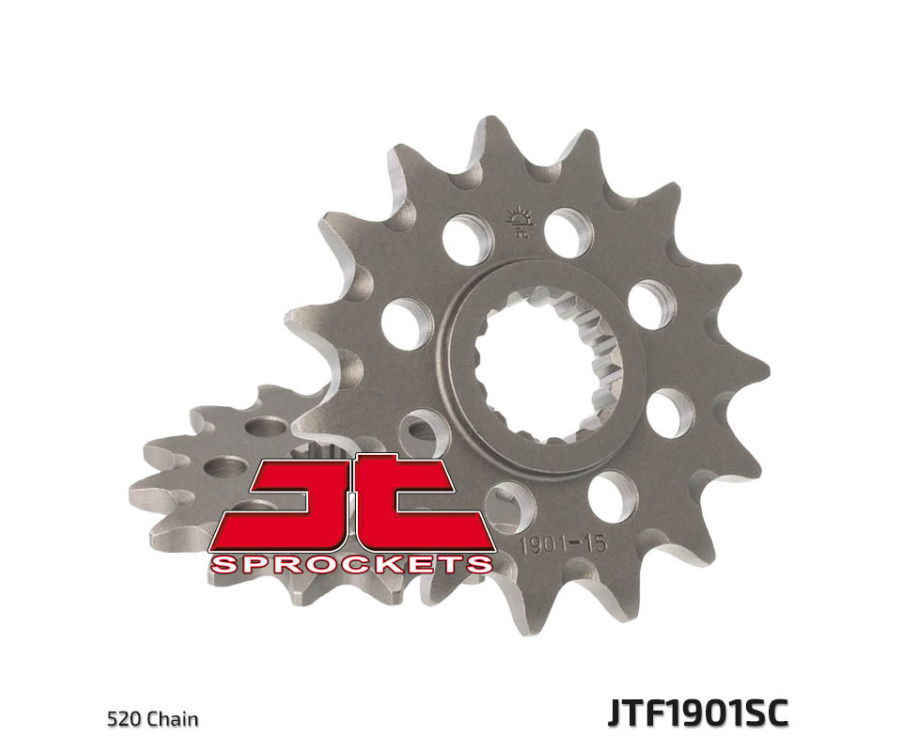 Pignon JT SPROCKETS acier anti-boue 1901 - 520 - 1077297004
