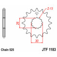 Pignon JT SPROCKETS acier standard 1183 - 525 Pignon JT SPROCKETS acier standard 1183 - 525