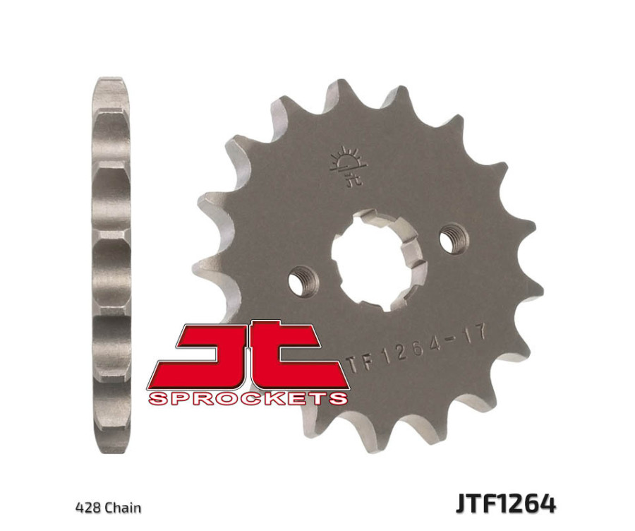 Pignon JT SPROCKETS acier standard 1264 - 428 Pignon JT SPROCKETS acier standard 1264 - 428