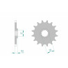 Pignon AFAM acier anti-boue 94120 - 420 - 1077161002