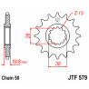 Pignon JT SPROCKETS acier standard 579 - 530 - 1077451002
