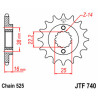 Pignon JT SPROCKETS acier standard 740 - 525 - 1077474002